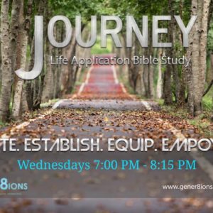 Journey Life Application Bible Study: God Is Starting Something Good In Me